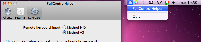 Select keyboard input